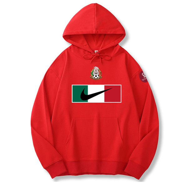 Men's Mexico World Cup Soccer Hoodie Red